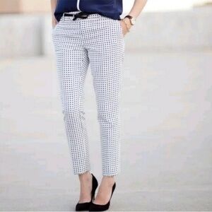 Banana Republic Embroidered Polka Dot Trousers